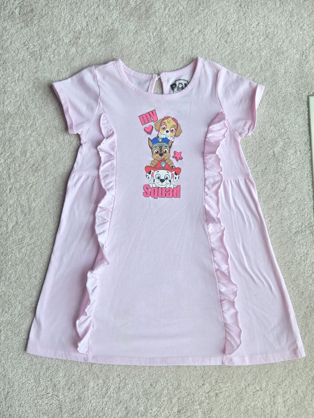 Nickelodeon Pink PAW Patrol 'My Squad' Ruffle Dress